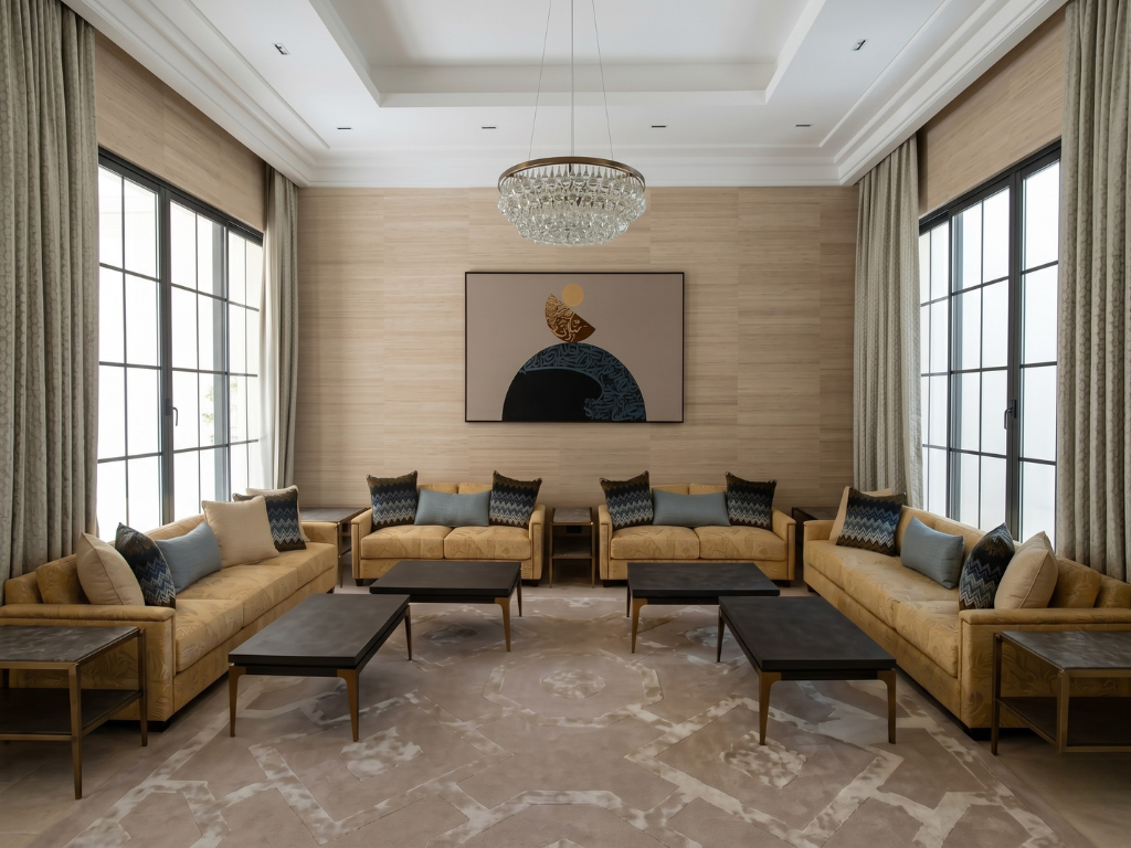 Complete Art Consultancy Project for a Private Villa in Dammam, KSA