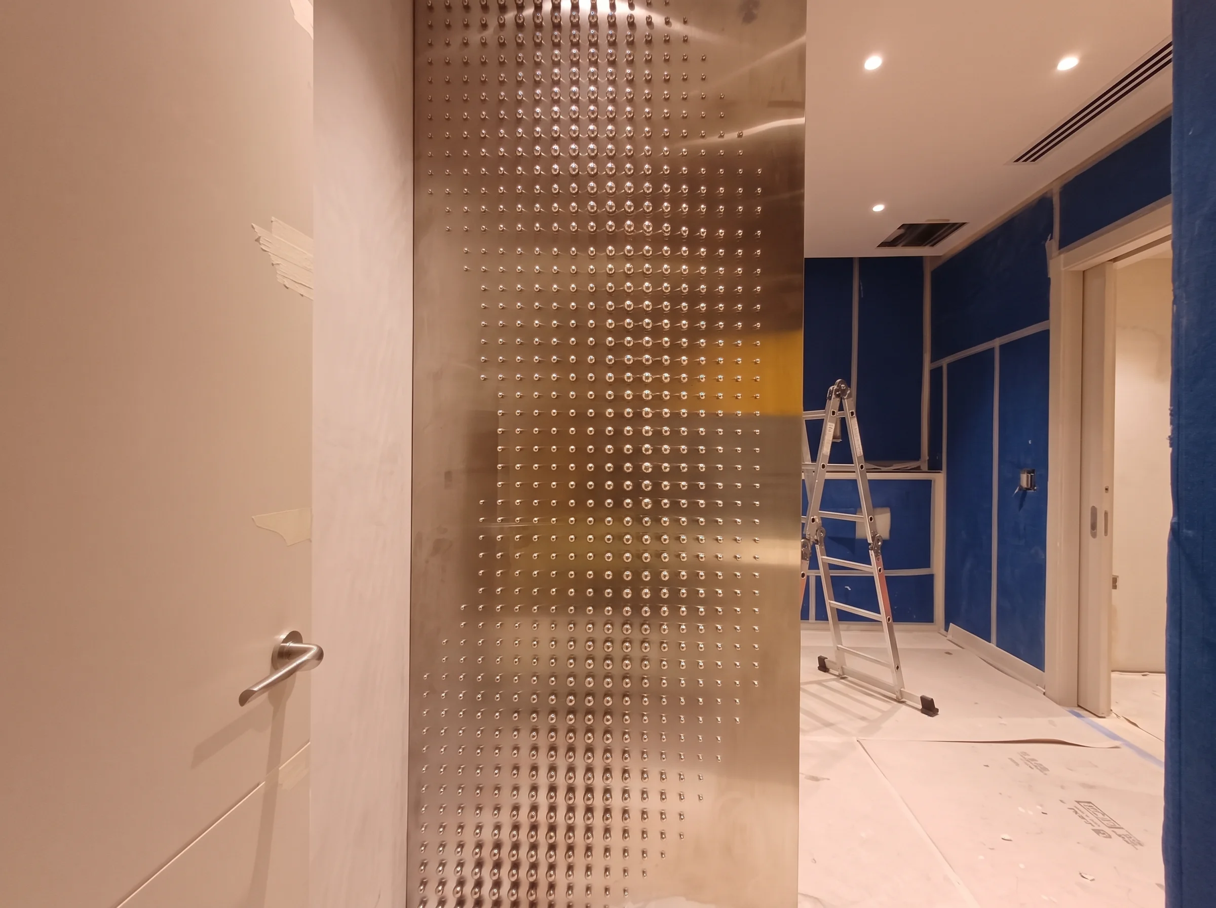 Ongoing Qube Artis Project: Custom Metal Artwork at Binghatti Headquarters, Dubai